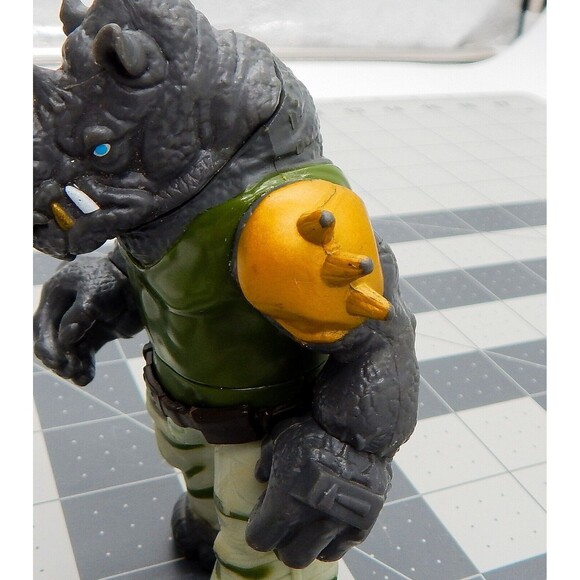 Rocksteady Action Figure TMNT Teenage Mutant Ninja Turtles 2014 Playmates 4.5 In - Picture 9 of 10